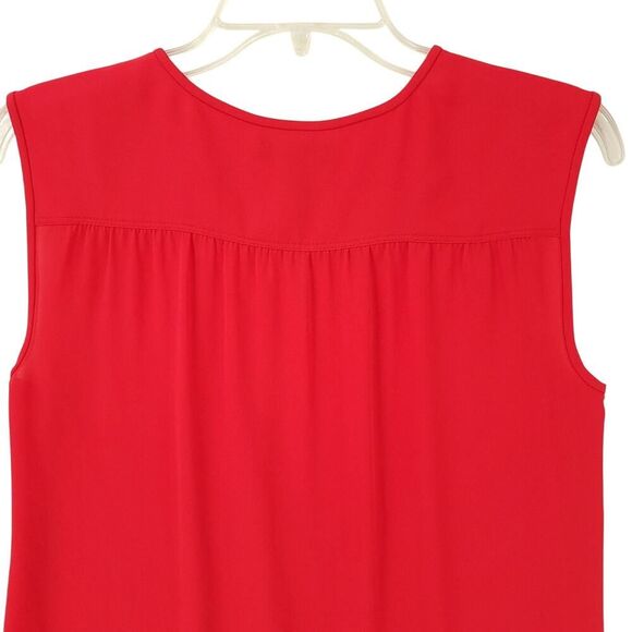 J.Crew Red Sleeveless Shell Top - Women's Size Large - Picture 5 of 8